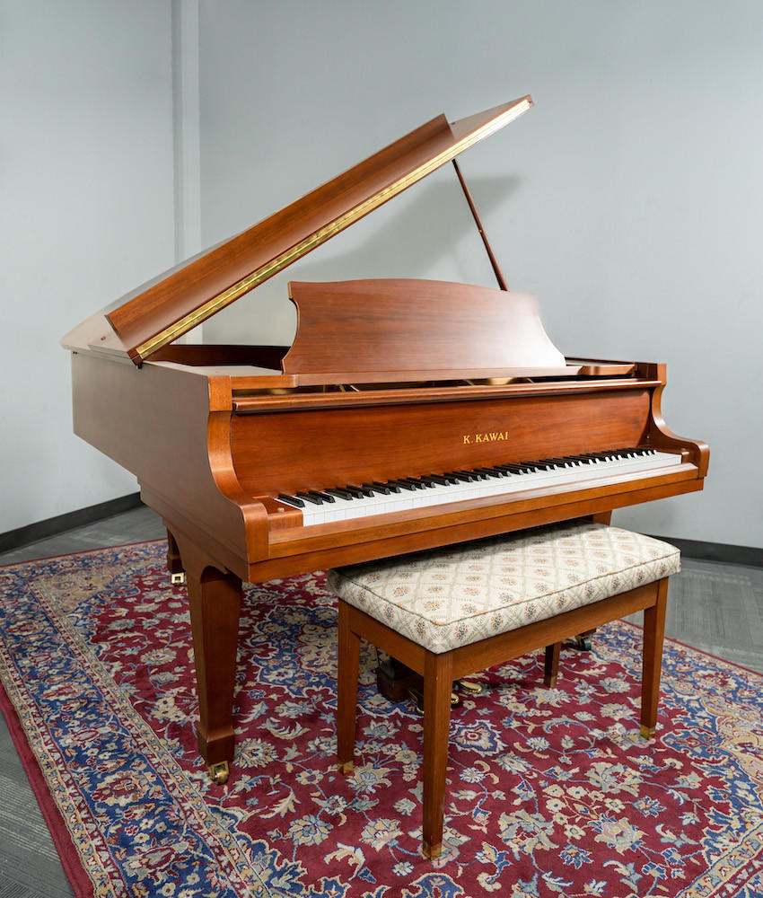 1988 Kawai KG-2E Grand Piano Walnut SN: 1810874