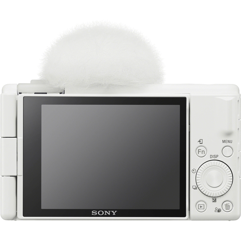 Sony ZV-1F Vlogging Camera (White) with Sony Vlogger's Accessory KIT (ACC-VC1)  