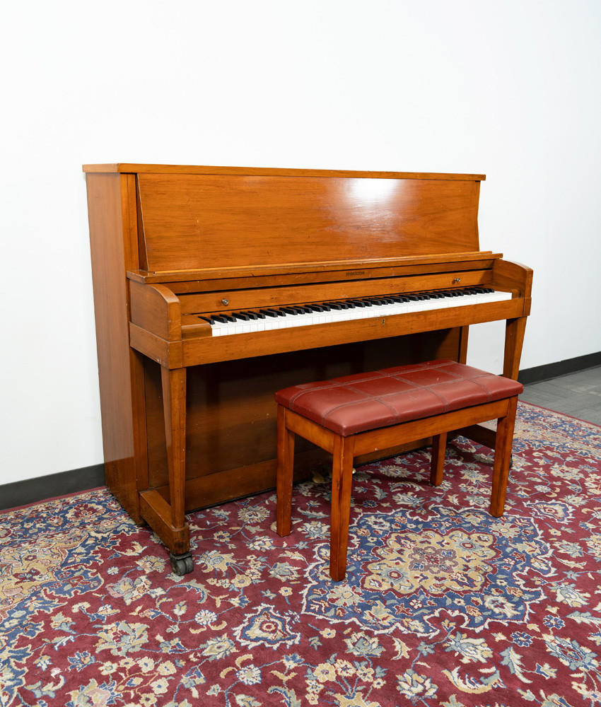 Baldwin Acrosonic Upright Piano Satin Walnut SN: 213858