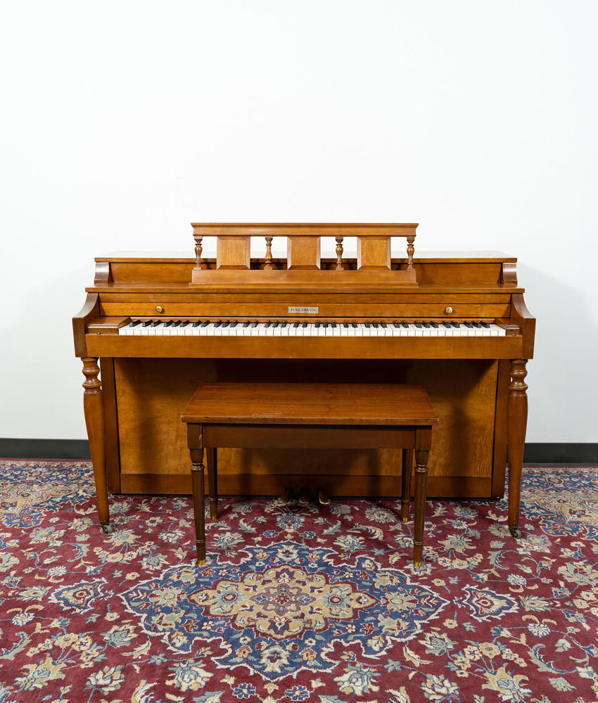 Baldwin Acrosonic Classic Upright Piano Satin Walnut SN: 10744477