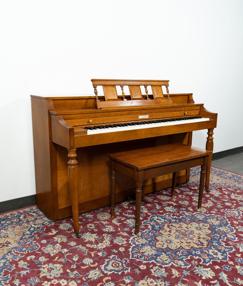 Baldwin Acrosonic Classic Upright Piano Satin Walnut SN: 10744477