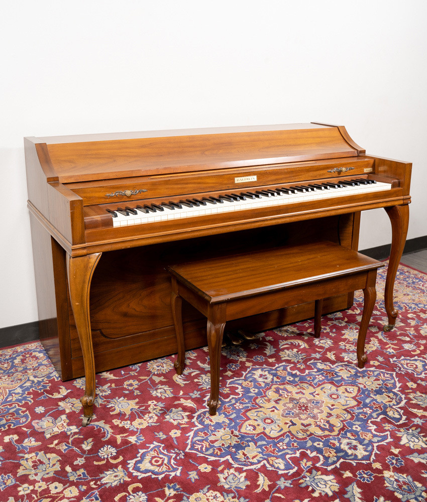 Acrosonic By Baldwin Spinet Piano Satin Walnut SN: 814624