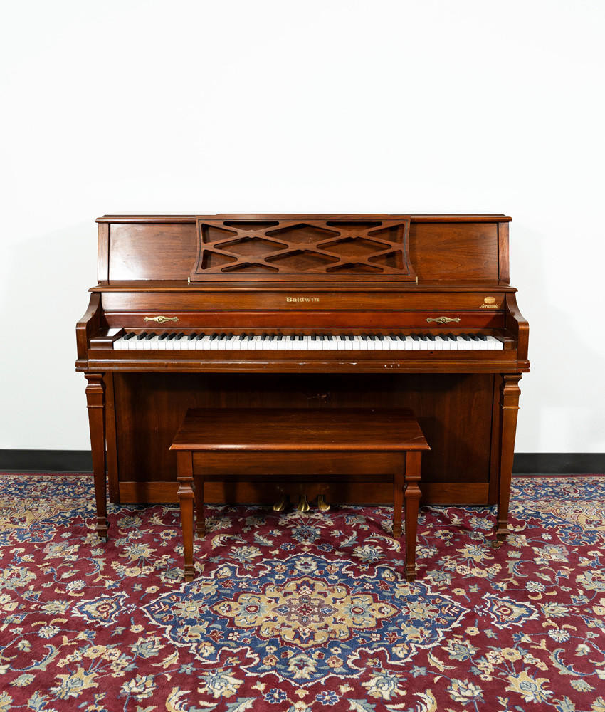 Baldwin 2071 Upright Piano Satin Mahogany SN: 1508009